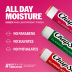 ChapStick Lip Care Set, Classic Collection 3-Pack – Spearmint, Cherry, and Strawberry Lip Balm, 0.15 Oz Ea