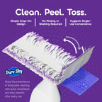 30 Pack Power Mop Refills, Pads for Swiffer PowerMop – Upgraded Design with Full Width, Improved Absorbent Layer, 5X Cleaning – Heavy Duty Replacement Compatible with Swiffer Power Mop Pads, Bulk Pack