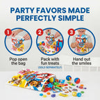 Paw Patrol Goodie Bags for Paw Patrol Party Favors | 16 Pack Party Bags