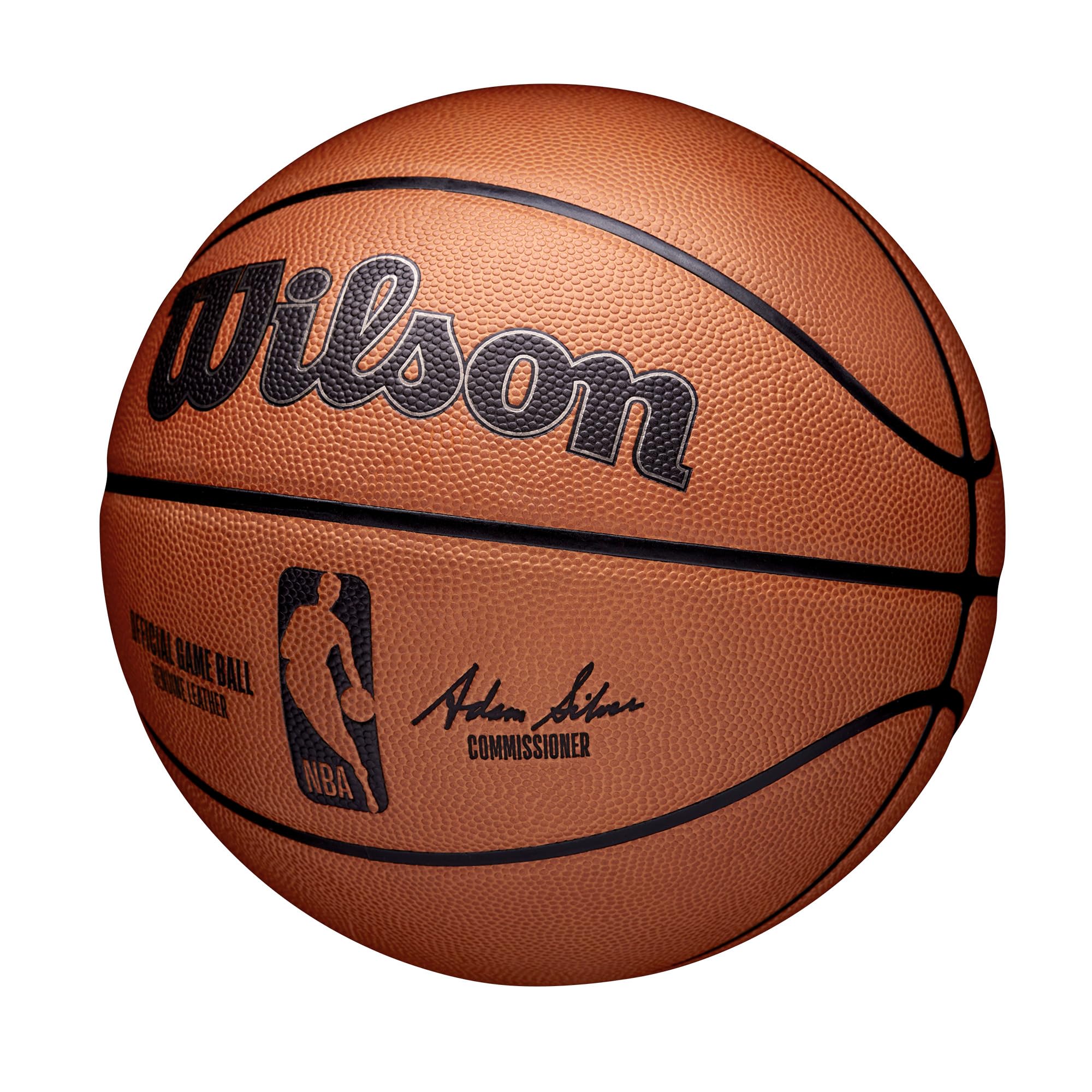Buy now Wilson NBA Official Game Basketball - Brown, Size 7-29.5" at indiglob india