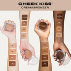 Milani Cream Bronzer, Cheek Kiss Cream Bronzer - Mocha Moment | Ultra-Blendable & Buildable Sun-Kissed Color. Infused With Nourishing & Hydrating Fruit Extracts. Made In Korea. Cruelty-Free