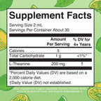 MaryRuth's L Theanine 200mg Liquid Drops for Adults & Kids, 30 Servings | Mood Support, Focus Supplement, Natural Sleep Support, Vegan, Non-GMO