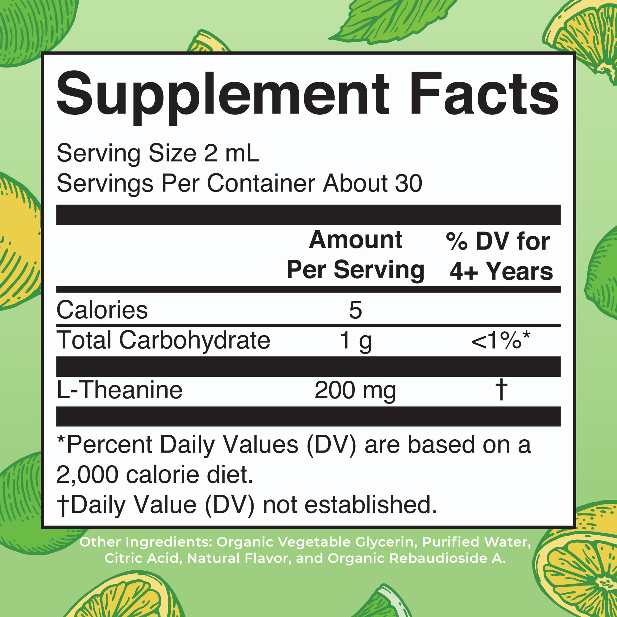 MaryRuth's L Theanine 200mg Liquid Drops for Adults & Kids, 30 Servings | Mood Support, Focus Supplement, Natural Sleep Support, Vegan, Non-GMO