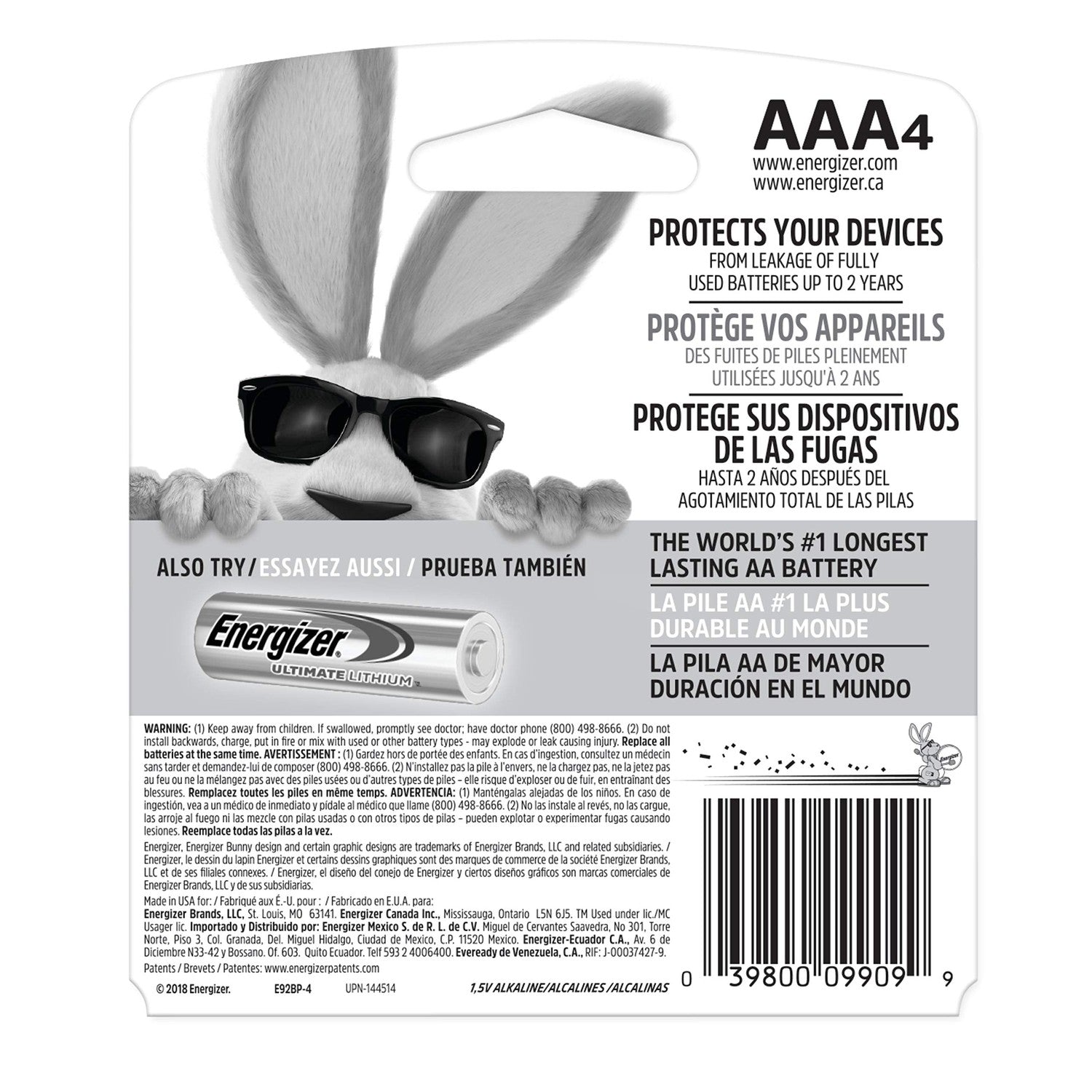 Buy now Energizer MAX AAA Batteries (4 Pack), Triple A Alkaline Batteries at indiglob india