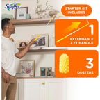 Buy now Swiffer Duster Heavy Duty 3 ft Extendable Handle Starter Kit with 3 Refills at indiglob india