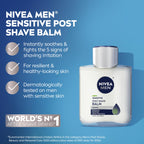 Buy now NIVEA MEN Sensitive Post Shave Balm, with VitaminPro Complex, Alcohol Free After Shave Balm for Men, 3.3 Fl Oz Bottle at indiglob india