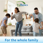 TruBiotics Probiotics for Digestive & Immune Health, Supports Regularity & Helps Relieve Abdominal Discomfort, Gas & Bloating, 2 Clinically Studied Probiotic Strains, Plus Prebiotics, 30 Capsules