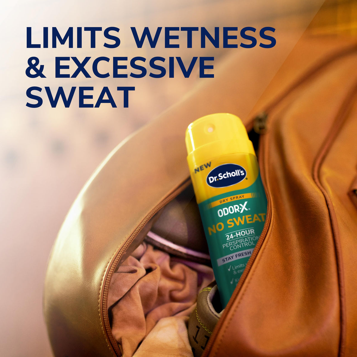 Dr. Scholl's Odor X Foot Spray & Foot Deodorant Antiperspirant, 3.8 Oz