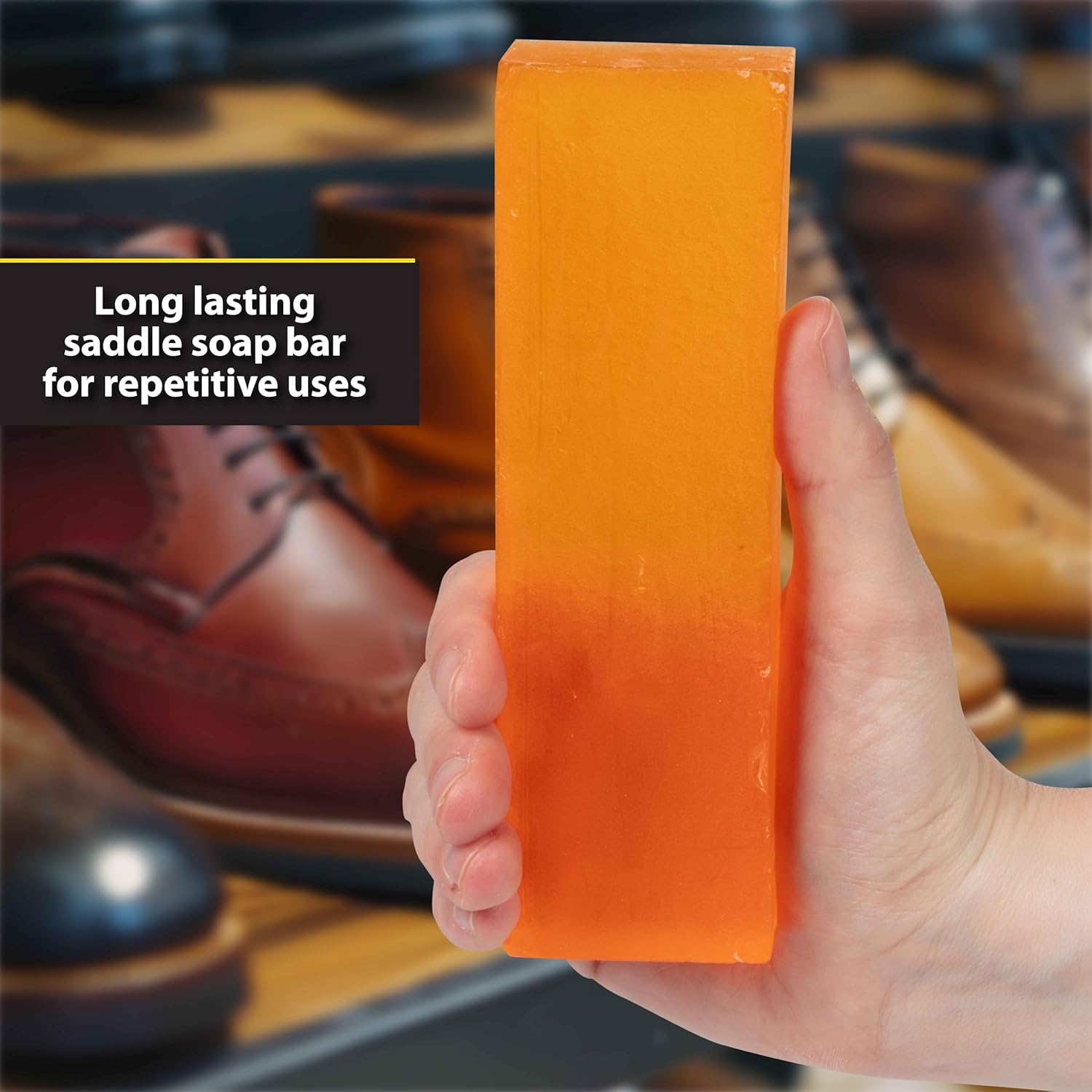 Buy now Fiebing's Glycerin Saddle Soap Bar (7 ounce) - Preserve, Restore, Condition & Clean Leather Saddlery, Riding Boots & More - Cleans without Drying, Staining or Discoloring at indiglob india