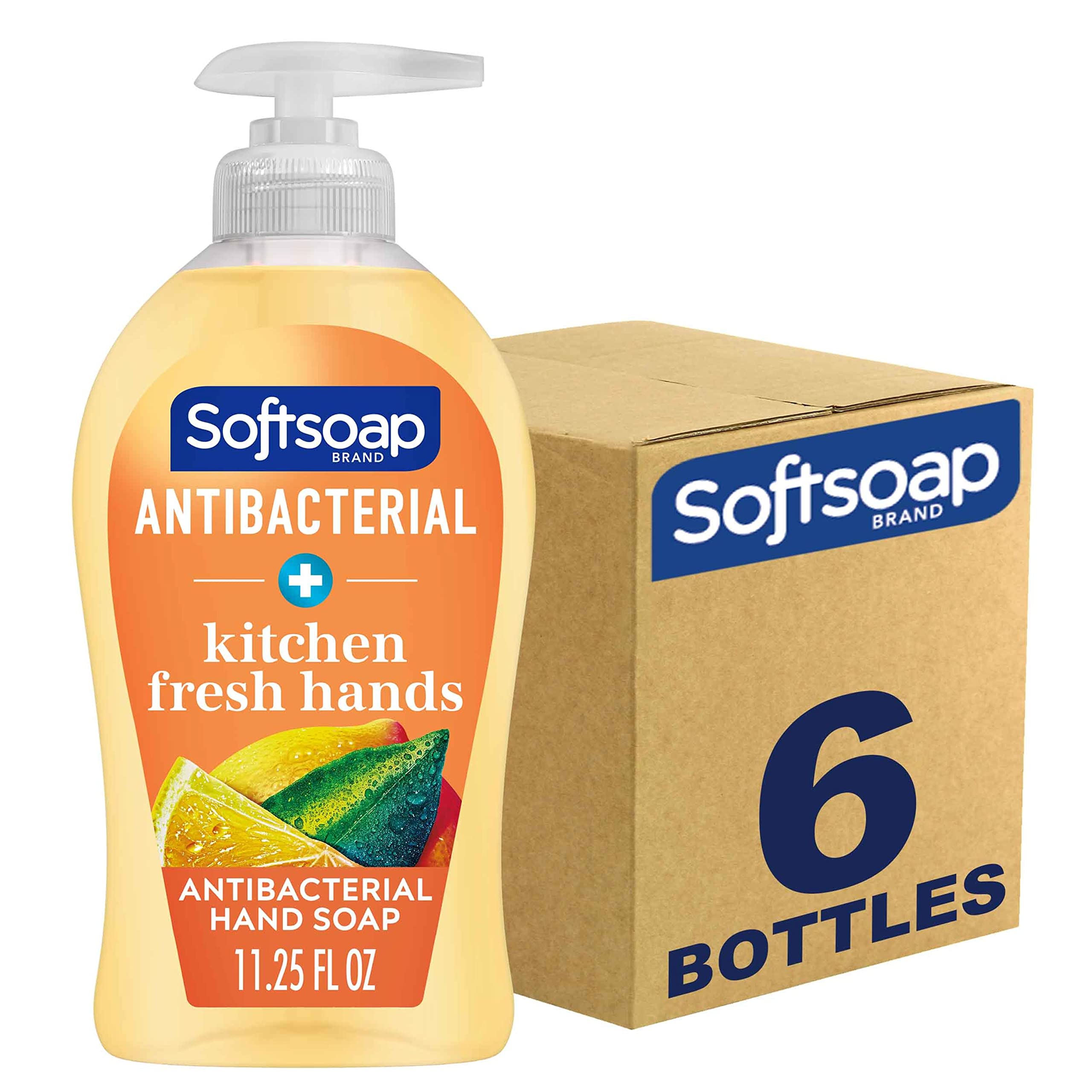 Buy now Softsoap Antibacterial Liquid Hand Soap, Kitchen Fresh Hand Soap, 11.25 Fl Oz (Pack of 6) at indiglob india