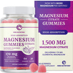Magnesium Citrate Gummies, Extra Strength for Calm, Relaxation & Digestion