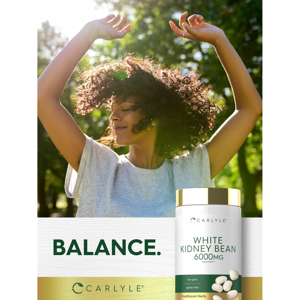 Carlyle White Kidney Bean | 200 Count | Non-GMO & Gluten Free Extract