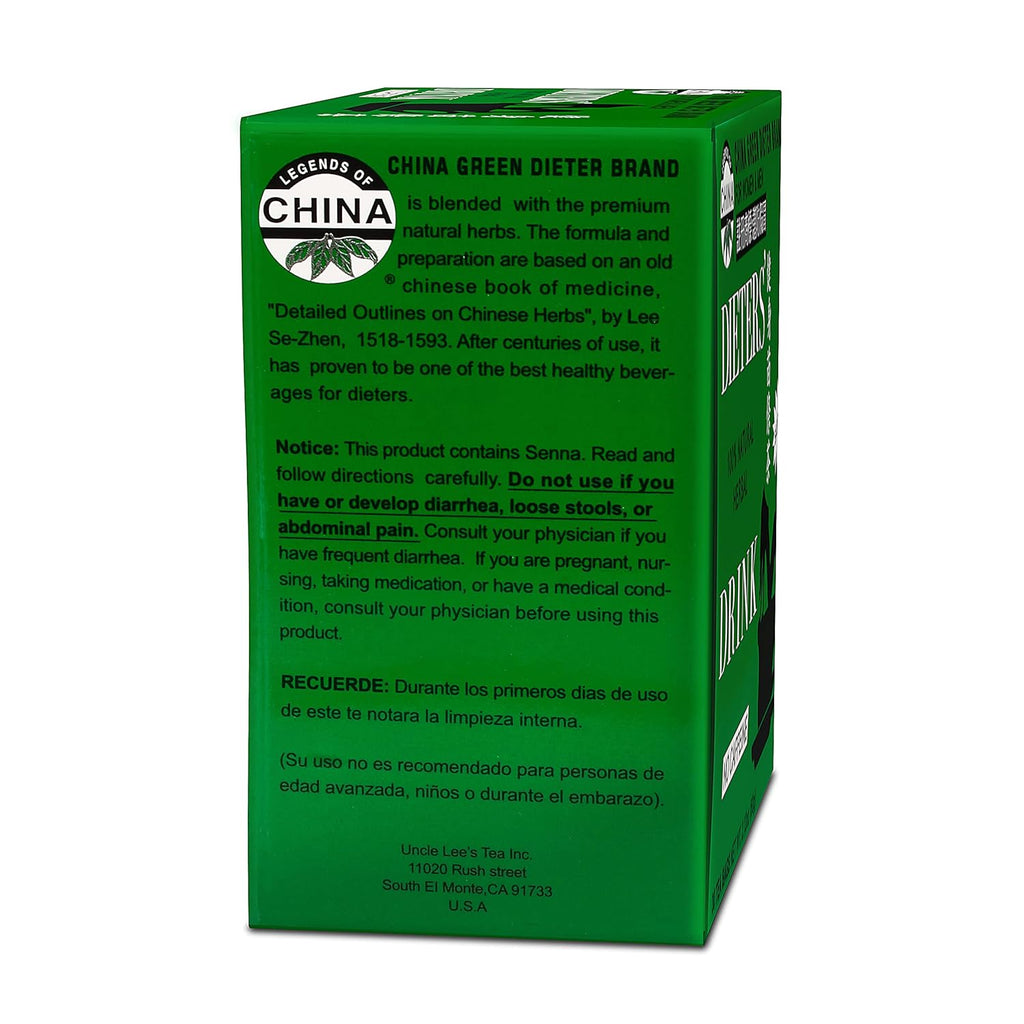 Buy now Uncle Lee's Tea China Green Dieters Tea Caffeine Free, 2.12 Oz, 30 Count at indiglob india