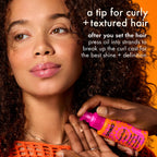 amika superfruit star lightweight hair styling + heat defense oil | heat protection, strengthen + reduce breakage, smooth frizz, add glossy shine | for all hair types