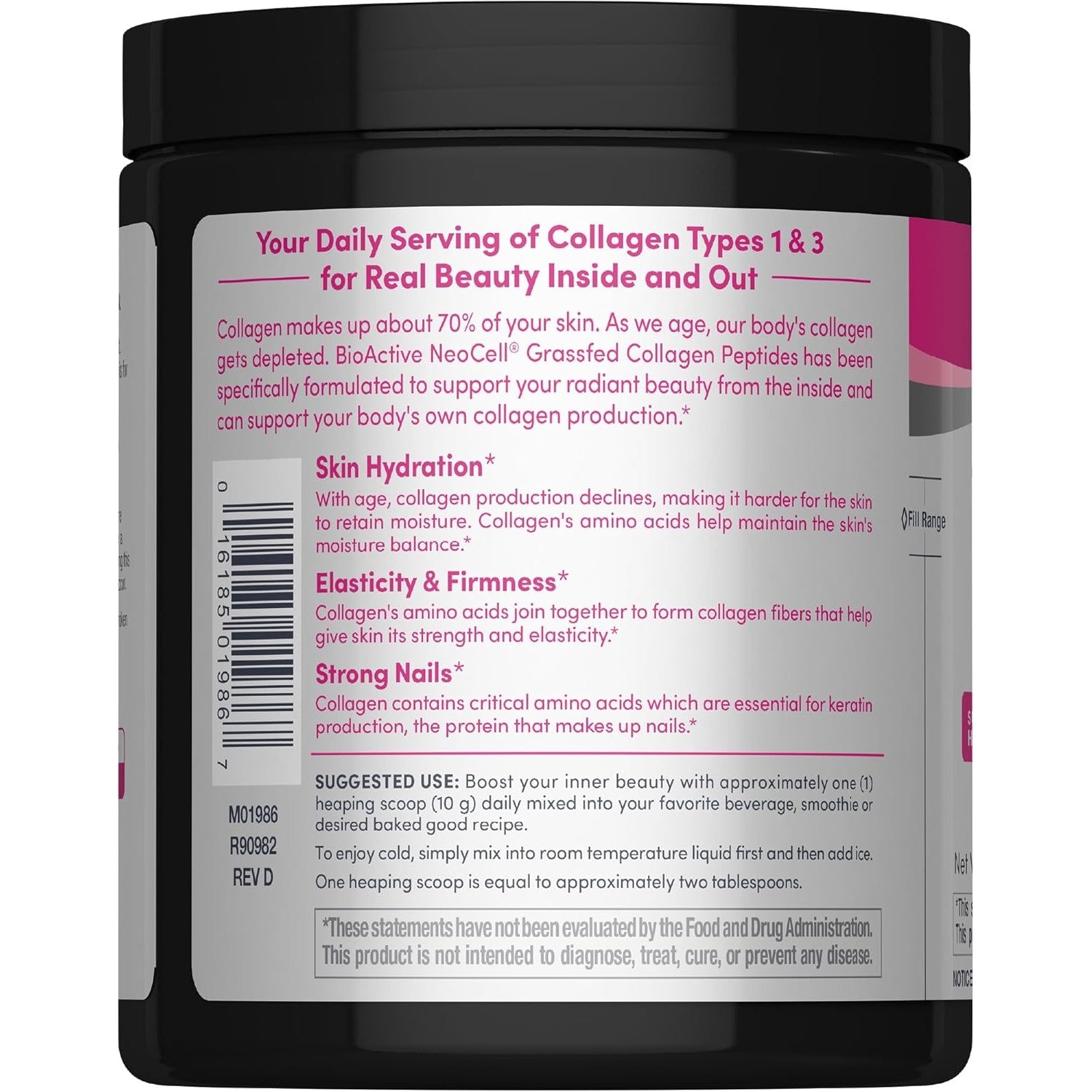 Buy now NeoCell Grassfed Collagen Peptides Powder | 7 oz | Unflavored | for Women and Men | Hair, Skin, & Nails at indiglob india