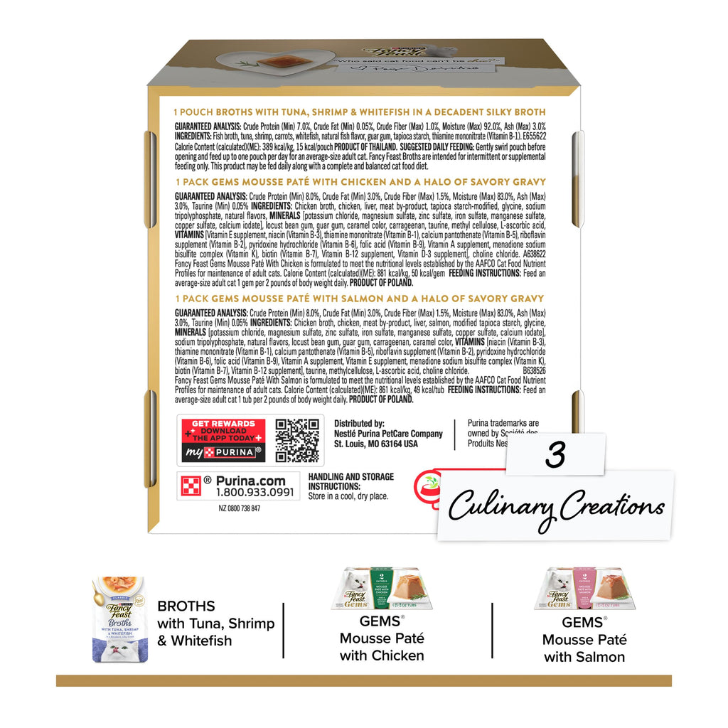 Fancy Feast Purina The Paige Edit Gourmet Wet Cat Food Variety Pack