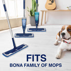 Buy now Bona Microfiber Sweeping Pad for Multi-Surface Floors - For Use With Bona Mops - Attracts, Picks Up Pet Hair, Fur, and Dander - Wood, Stone, Tile, Laminate, and Vinyl Floors at indiglob india