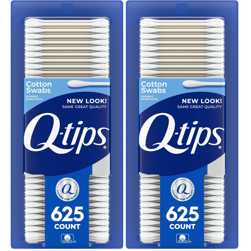 Q-tips Cotton Swabs For Hygiene and Beauty Care Original Cotton Swab Made With 100% Cotton 625 Count