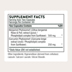 THORNE Metabolic Health, Bergamot & Curcumin Phytosome, 120 Capsules