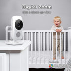 Buy now Motorola indoor Baby Smart Video Baby Monitor with Wi-Fi & 3.5" Color LCD Parent Unit, Night Vision, Two-Way Audio, Room Temperature Display & 5 Lullabies, MBP668CONNECT, 720p at indiglob india
