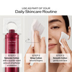 Shiseido Facial Cotton Pads - Includes 165 Squares - for Softener Application & Makeup Removal - 100% Natural, Super Soft