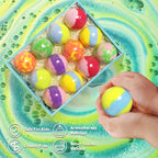 Bath Bombs for Kids with Surprise Toys Inside, 12pcs Bubble Fizzy Bath Bomb