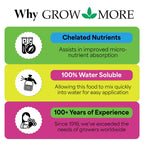 Grow More Cactus Juice (1-7-6) - 16oz of Succulent Fertilizer - Cactus Food for Growth & Root Development - Calcium-Rich Fertilizer for Succulents, Cacti, Snake Plants, & More