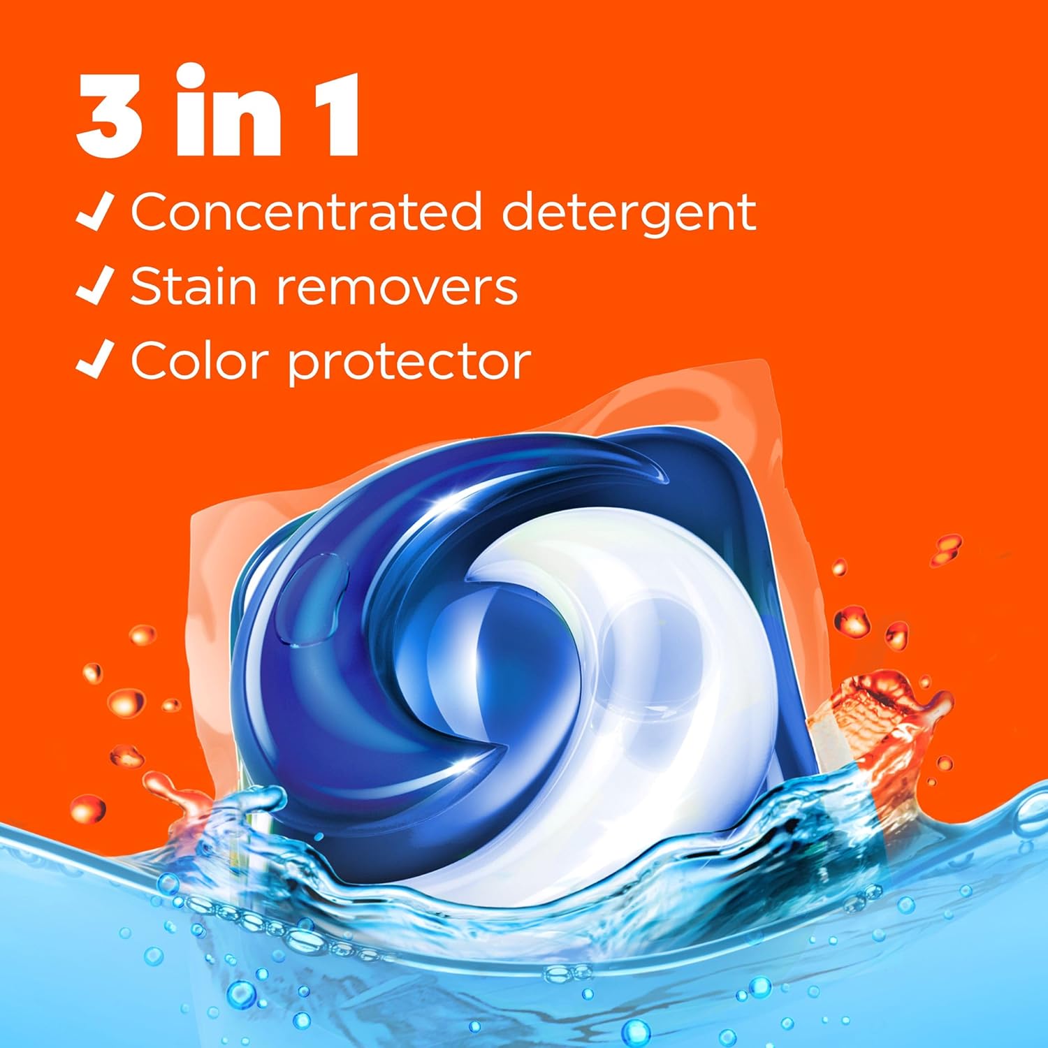 Buy now Tide PODS laundry detergent pacs, 3-in-1 Stain Remover, Odor Fighter, Color Protector, 76 Count, HE compatible, Clean Breeze Scent at indiglob india