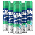 Gillette Series 3X Action Shave Gel, Sensitive Twin Pack, 7 Oz (Pack of 2)