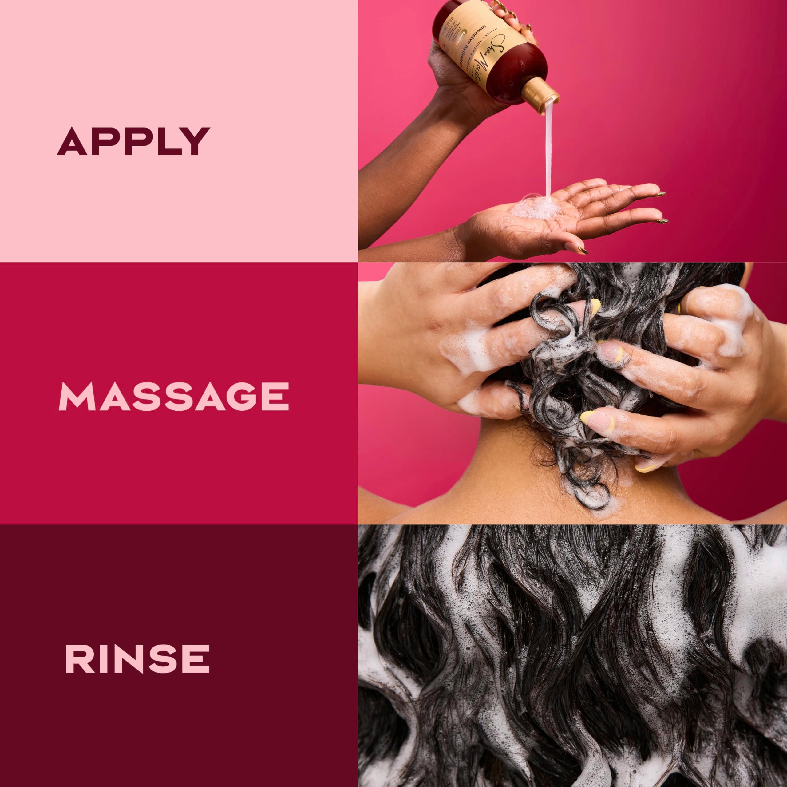 Shea Moisture Intensive Hydration Shampoo for Dry, Damaged Hair Manuka Honey and Mafura Oil Sulfate-Free 13 oz | For extra dry and damaged hair - intensely hydrate and moisturize with Manuka Honey, Mafura Oil, and Fig Extract.