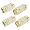STYDDI Metal Heavy-Duty 5/8-inch Garden Hose Connector Repair Fittings, Premium Aluminum-Alloy Female and Male End-Hose Mender, 5/8" Water Hose End Coupler Replacement, 2 Set