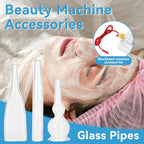 Buy now 3pcs Vacuum Glass Tube Kit, Blackhead Removal Facial Suction Pore Vacuum Cleaner for Face Cleanser Blackhead Removal Machine Microdermabrasion Machine Accessories at indiglob india