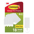 Buy now Command 4 lb Small Picture Hanging Strips 18 Pairs (36 Command Strips), Damage-Free Hanging Picture Hangers, No Tools Wall Hanging Strips for Home Decor, White Adhesive Strips 18 Pairs at indiglob india