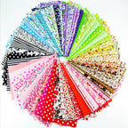 60 Pcs 4" x 4"(10cm x 10cm) Assorted Craft Fabric Bundle Squares Patchwork