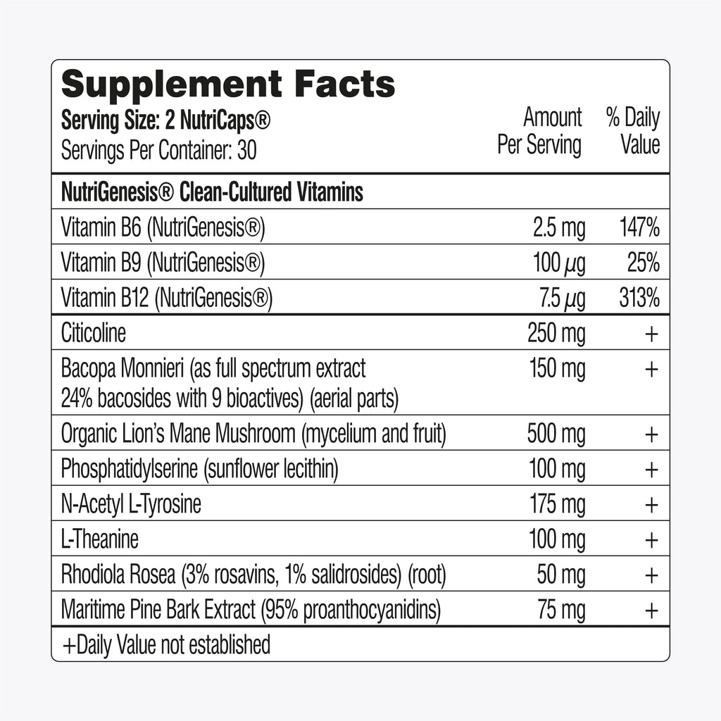 Mind Lab Pro® MLP® v4 Universal Nootropic™ Brain Booster Supplement, 60 Ct