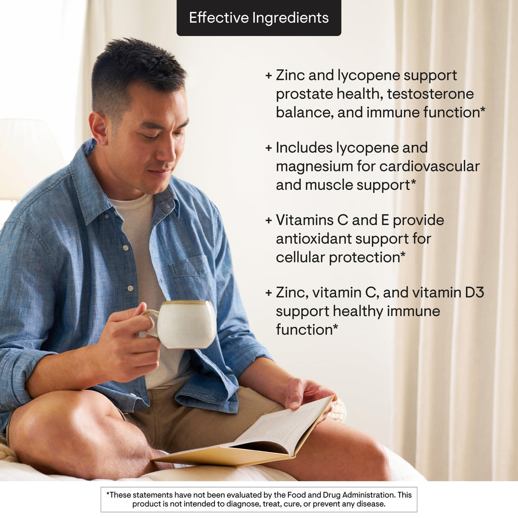 THORNE Men's Multi 50+, Comprehensive Daily Multi-Vitamin, 180 Capsules | Formulated with 23 Key Nutrients, Supports Prostate, Heart, Brain, Muscle & Immune Health*, Third-Party Certified