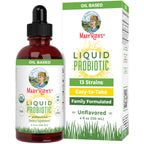 MARYRUTH'S Organic Liquid Probiotic, Digestive & Gut Health, 40 Servings | USDA Organic Formula, 13 Probiotic Strains, Up to 2 Billion CFU, Gut & Digestive Support