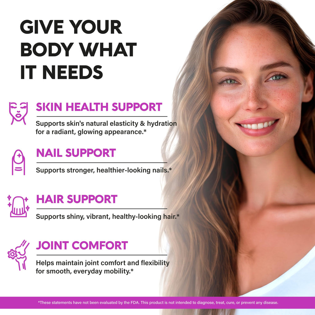 Multi Collagen Peptides 1300mg - Hydrolyzed Types I II III V & X - 120 Caps | Collagen Supplements for Women + Hyaluronic Acid, Vitamin C & E - Skin Hair Nails & Joint Support - Lab Tested, 60-Day Supply