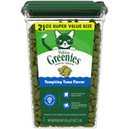 Buy now Greenies Cat Treats, Veterinarian-Recommended Adult Natural Dental Cat Treats, Tempting Tuna Flavor, 21 oz. Tub at indiglob india