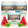 ROUNDHOUSE PROVISION Morning Kick Greens Powder, Watermelon Mint, 3 Pack | Greens Superfood Powder for Gut Health, Sugar Free, Caffeine Free, Ashwagandha, Collagen Peptides, Probiotics, Chuck Norris