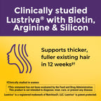 Nature Made Hair-Growth Softgels, Clinically Studied Lustriva + Biotin, Vitamin C & A, Hairs Growth Vitamins - Support Healthy Hair as You Age, 30 Softgels, 30 Day Supply, (Pack of 2)