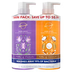 Safeguard Liquid Hand Soap, Micellar Deep Cleansing, Made with Natural Moisturizers, Enriched with Skin Conditioners, Coconut & Lavender Scent Twin Pack, 15.5 oz (Pack of 2)