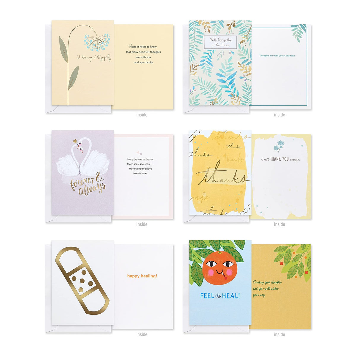 American Greetings 41-Count All-Occasion Greeting Card Pack, Assorted Colorful Designs