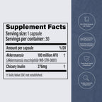 Pendulum Akkermansia Probiotic with Prebiotic Fiber - Increases GLP-1 Production, Delayed Release, Third-Party Tested, 100M AFU Live Strain for Gut Health for Men & Women (30 Capsules, 1-Pack)