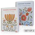 Beautiful Adult Coloring Book Set of 2 for Relaxation - Affirmation Books