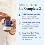 Gundry MD Bio Complete 3, 3-in-1 Probiotics, Pre & Postbiotics, 30 Servings | Certified Gluten Free, Certified Vegetarian, Supports Better Digestion, Bowel Movements & Energy, Keto Friendly, Sugar Free