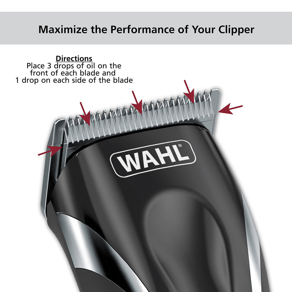 Wahl Premium Hair Clipper Blade Lubricating Oil, Clippers & Trimmers, 4 oz | Prevents Electric Grooming Tool Blade Corrosion, Provides Rust Prevention, Extends Life Of Grooming Tools – Model 3310-300A