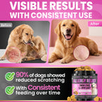 Dog Allergy Chews is Human Grade Itch Relief Multivitamin & Immune Yeast
