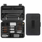 Universal Gun Cleaning Kit for Pistol, Shotgun, Rifle, Handgun, Airgun, Revolver, Cleaning Kit with Brushes, Jags, Slotted Tips, Portable Case