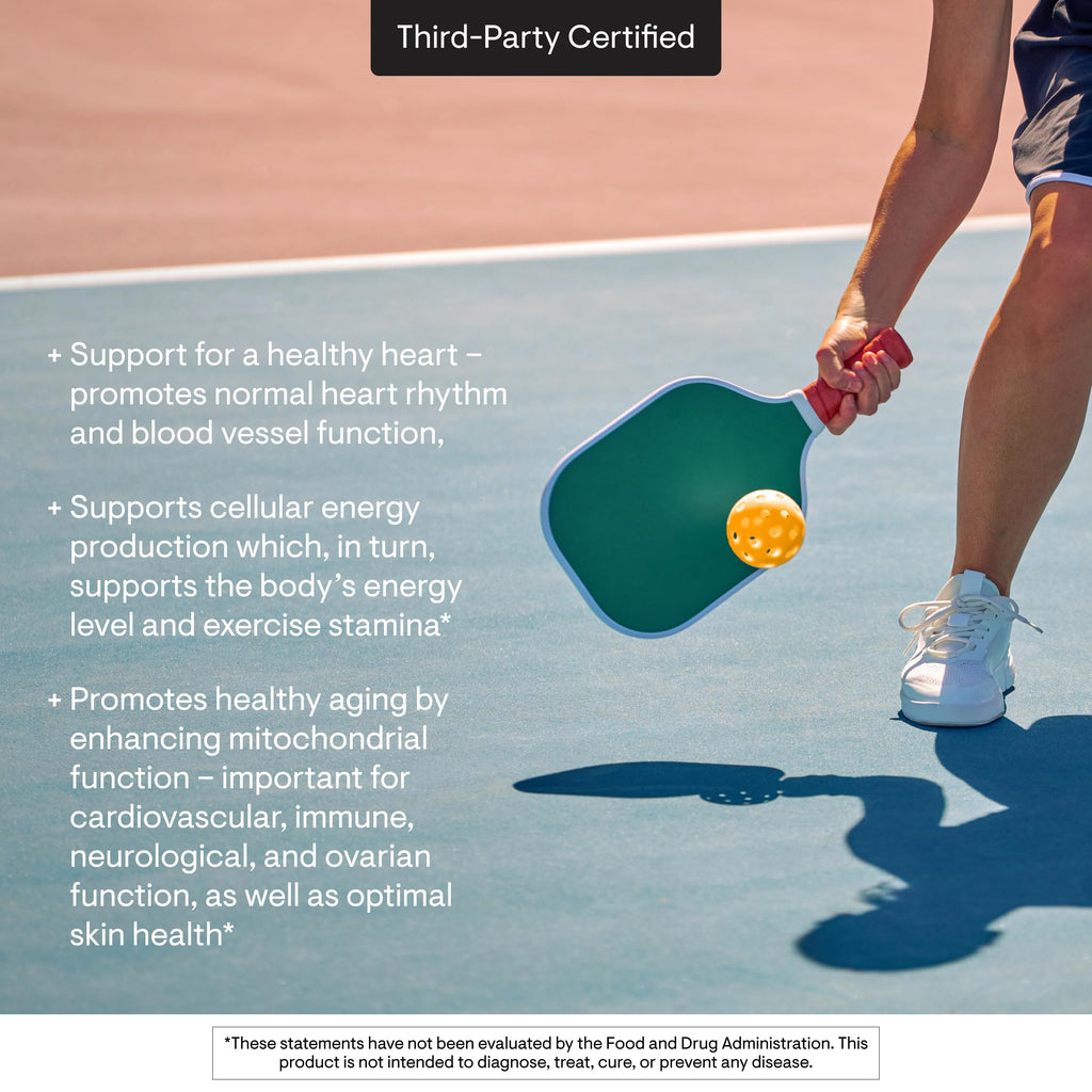 THORNE CoQ10, 100 mg Optimally Absorbed Ubiquinone Supplement, 60 Softgels | Supports Heart Health, Brain Function, Cellular Energy Production & Healthy Aging*, Gluten-Free, NSF Contents Certified